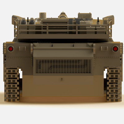 m1 Abrams serbatoio 3d Stampa modello ege ricco 3D print model - Mito3D