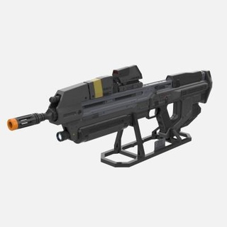 ma40 assalto rifle aréola 3d impressão modelo makerlab 3d print model - Mito3D