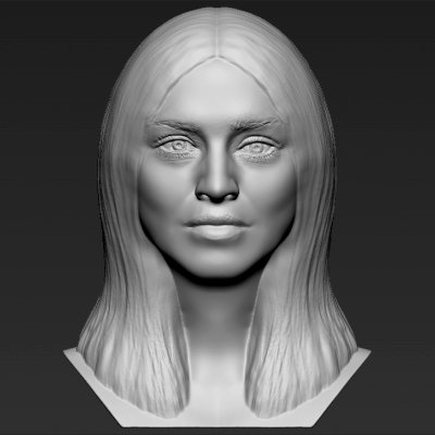 madonna bust print ready 3d model 3D print model - Mito3D