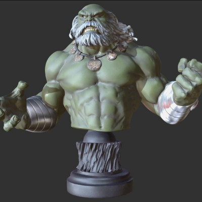 maestro hulk fracasso 3d impressão modelo 3dmodeldesigner 3D print model - Mito3D