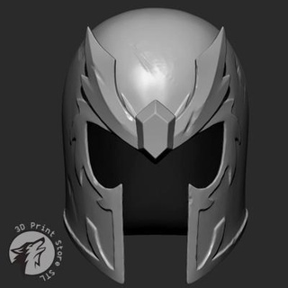 magneto helmet x-men - fan art 3dprintstorestl 3d print model - Mito3D