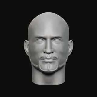 Masculin tête 012 027 3d impression modèle jaguar bête production 3d print model - Mito3D