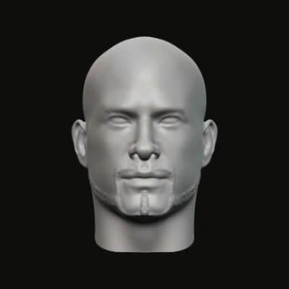 Masculin tête 014 027 3d impression modèle jaguar bête production 3d print model - Mito3D