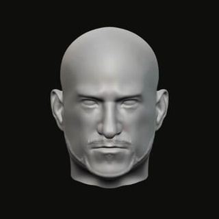 Masculin tête 015 034 3d impression modèle jaguar bête production 3d print model - Mito3D