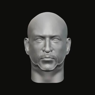 Masculin tête 016 030 3d impression modèle jaguar bête production 3d print model - Mito3D
