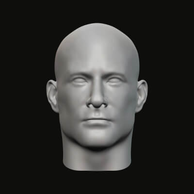 Masculin tête 017 3d impression modèle jaguar bête production 3D print model - Mito3D