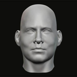 Masculin tête 019 3d impression modèle jaguar bête production 3d print model - Mito3D