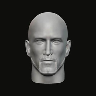 Masculin tête 019 027 3d impression modèle jaguar bête production 3d print model - Mito3D
