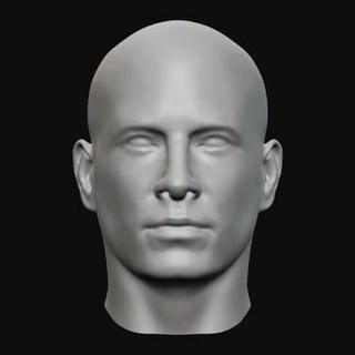 Masculin tête 027 3d impression modèle jaguar bête production 3d print model - Mito3D