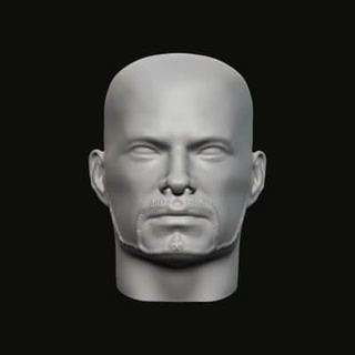 Masculin tête 02 030 3d impression modèle jaguar bête production 3d print model - Mito3D