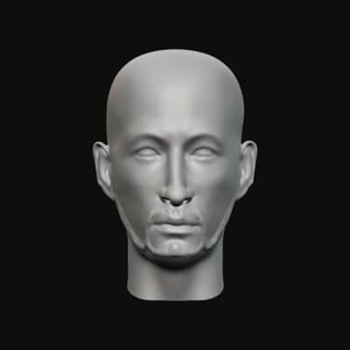 Masculin tête 03 030 3d impression modèle jaguar bête production 3d print model - Mito3D