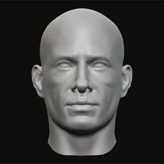 Masculin tête 09 3d impression modèle jaguar bête production 3d print model - Mito3D