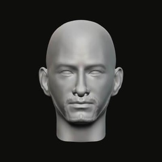 Masculin tête 09 030 3d impression modèle jaguar bête production 3d print model - Mito3D