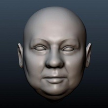 masculino cabeça 11 impressão pronto 3d modelo alexkovalev 3d print model - Mito3D