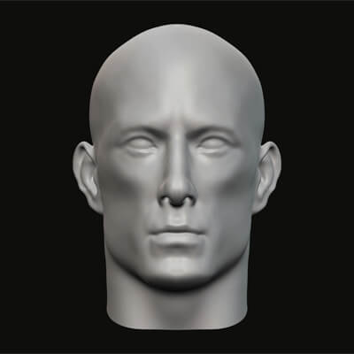 masculino cabeza 140 3d impresión modelo jaguar bestia producción 3D print model - Mito3D