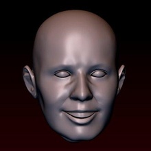 male head 23 - print ready 3d model alexkovalev 3d print model - Mito3D