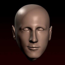 masculino cabeça 27 impressão pronto 3d modelo alexkovalev 3d print model - Mito3D