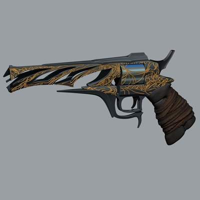 malfeasance gun destiny 2 print ready 3d model 23d format stl file options +v1 full one part +v2 7 parts added key some needed size current +x 330 mm +y 160 53 personal use only do not copy redistribute work hope you like it if have any question problem change scale missing files something else 3D print model - Mito3D
