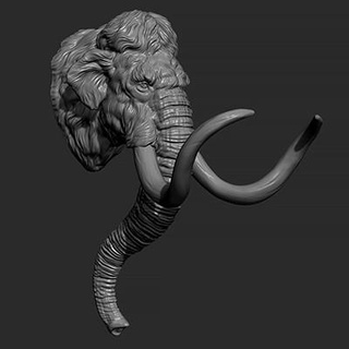 mamut cabeza guninnik81 3d print model - Mito3D