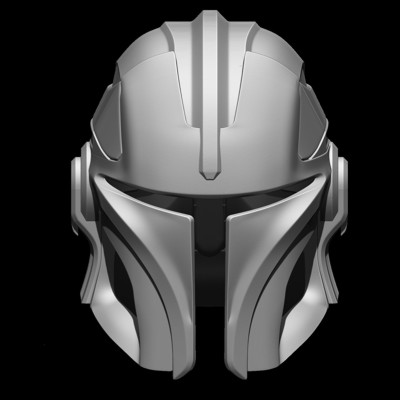 mandalorian knight custom helmet print ready 3d model 3D print model - Mito3D