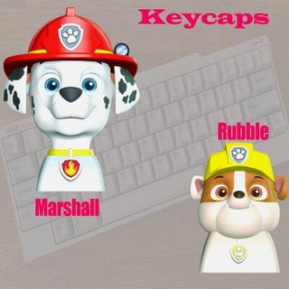 marshall rubble keycap - paw patrol 3d print model lovemodel 3d print model - Mito3D
