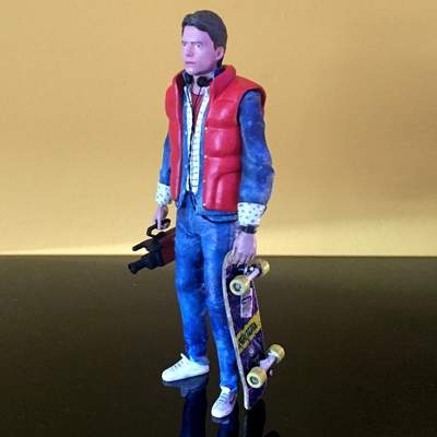 marty mcfly pronti per la stampa del modello 3d il mio nuovo design originale figurina di ritorno futuro parte 1 twin pines mall scena accessori inclusi telecamera jvc cuffie skate board 1-8 scala 20cm 7 8 alta compatibile eaglemoss delorean did3d non incluse disponibile sito possibile ingrandire 1-6scale 32 affettatrice hottoy deloreanready tutto necessario pack è incluso godere 3D print model - Mito3D