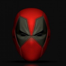marvel comics deadpool mask - print ready 3d model blackstar90 3d print model - Mito3D