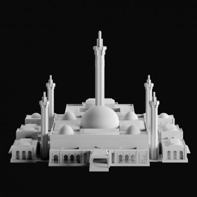 massalikoul djinane moschea dakar jk3dstudio 3D print model - Mito3D
