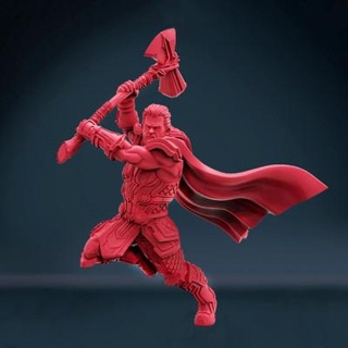 mavel thor statue - 3d print model 3dprintmodel91 3d print model - Mito3D