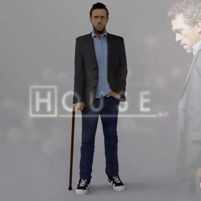 md gregory house color - 3d print model by printedreality 3d print model - Mito3D
