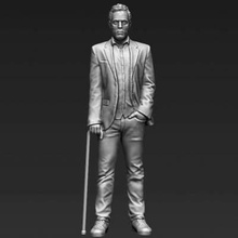 md gregory house print ready 3d model here printing not scaled so you have adjust size want zip file contains obj stl created zbrushif any questions please don't hesitate contact me respond asap encourage check my other celebrity models 3d print model - Mito3D