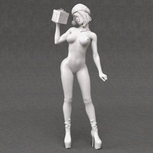 merry christmas figurine - print ready 3d model skifx 3d print model - Mito3D