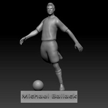 Miguel ballack impresión Listo 3d modelo elitemodelry 3d print model - Mito3D