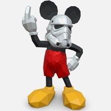 mickey mouse figure - print ready 3d model lowpoly 3d print model - Mito3D