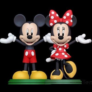 mickey mouse minnie sillytoys 3d print model - Mito3D