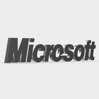 Microsoft Logo 3d drucken Modell Logomann 3d print model - Mito3D