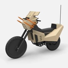 military bike megaforce print ready 3d model 3d print model - Mito3D