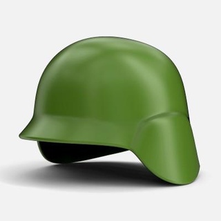 militaire casque 3dsldworks 3d print model - Mito3D