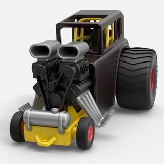 mini rod pulling tractor 1 25 cosplayitemsrock 3d print model - Mito3D
