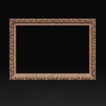 mirror classical carved frame - print ready 3d model dang nhat tan 3d print model - Mito3D