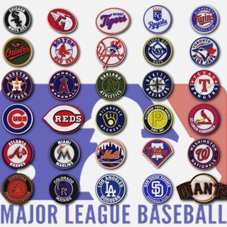 mlb major league baseball every team's logos - 3d print model danyelon 3d print model - Mito3D
