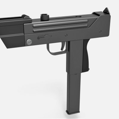 modified mac-11 movie total recall 1990 print ready 3d model 3D print model - Mito3D