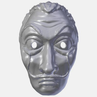 dinheiro roubo la casa papel dali mascarar impressão pronto 3d modelo gurhansukuroglu 3D print model - Mito3D
