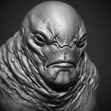monster fat guy print ready 3d model creature printingprepared printing tested 3d print model - Mito3D