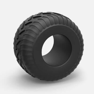 monster jam tire 1 25 - 3d print model cosplayitemsrock 3d print model - Mito3D