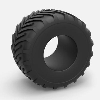 monster jam tire 1 25 - 3d print model cosplayitemsrock 3d print model - Mito3D