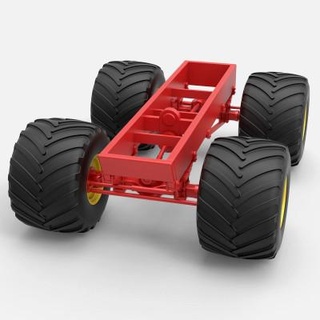 monster truck chassis 1 25 cosplayitemsrock 3d print model - Mito3D