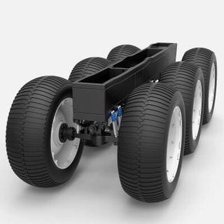 monster truck chassis 6x6 1 25 - 3d print model cosplayitemsrock 3d print model - Mito3D