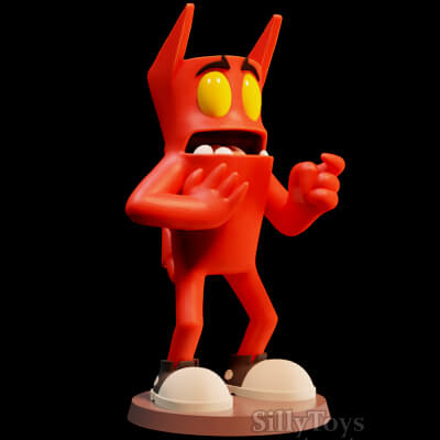 mort démon 3d impression modèle jouets idiots 3D print model - Mito3D