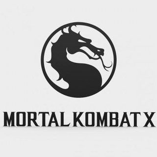 mortal kombat x logo - 3d print model logoman 3d print model - Mito3D